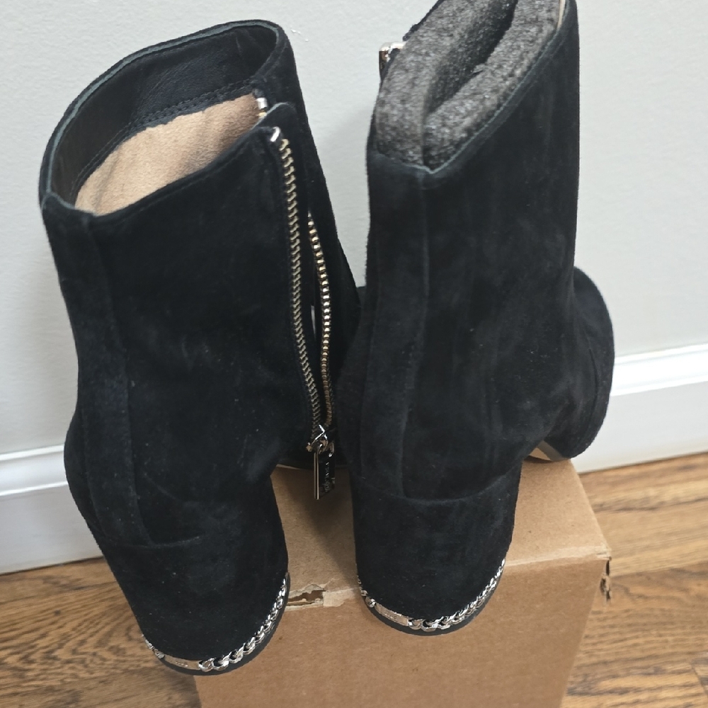 MICHAEL Michael Kors Black Suede Ankle Boots
